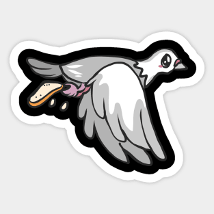 Dove peace faithful white gray bird love Sticker